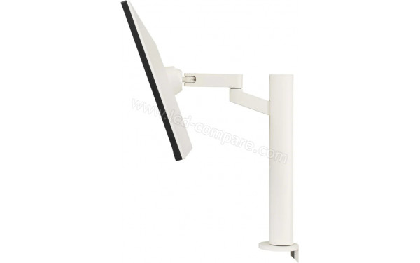 LG 34WQ680-W - Vue de profil bascul&eacute; vers l'avant