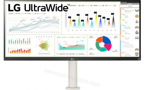 LG 34WQ680-W - Vue de face