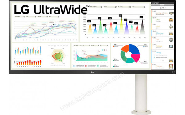 LG 34WQ68X-W - Vue de face