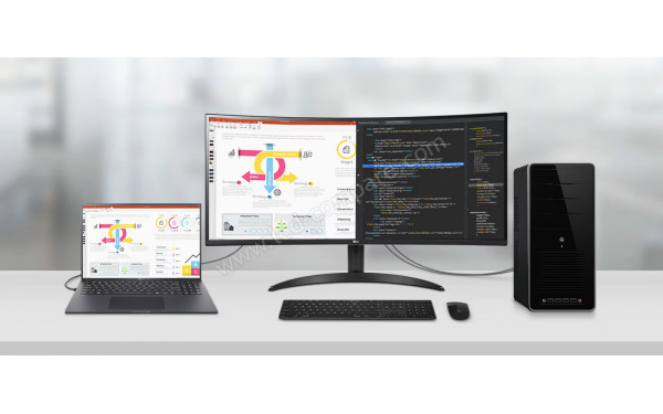 LG 34WR50QK-B - Mise en situation