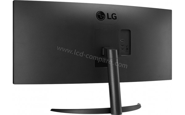 LG 34WR50QK-B - Vue 3/4 arri&egrave;re