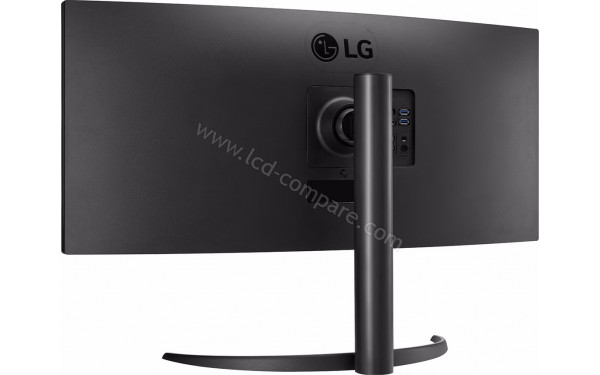 LG 34WR55QC-B - Vue 3/4 arri&egrave;re