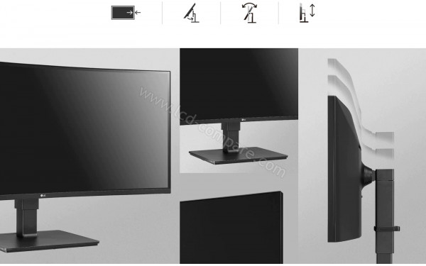 LG 35BN77CN-B - Pied multiposition