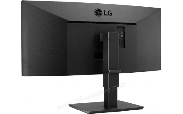 LG 35BN77CP-B - Vue 3/4 arri&egrave;re