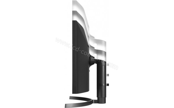 LG 35WN73A-B - Vue de profil avec ajustement de la hauteur