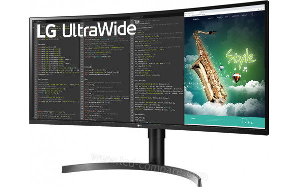 LG 35WN73AP-B - Vue 3/4 droite