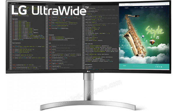 LG 35WN75CN-W - Vue de face
