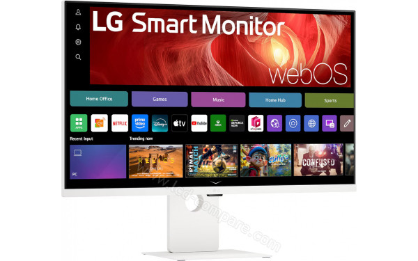 LG 37U730SA-W - Vue 3/4 gauche