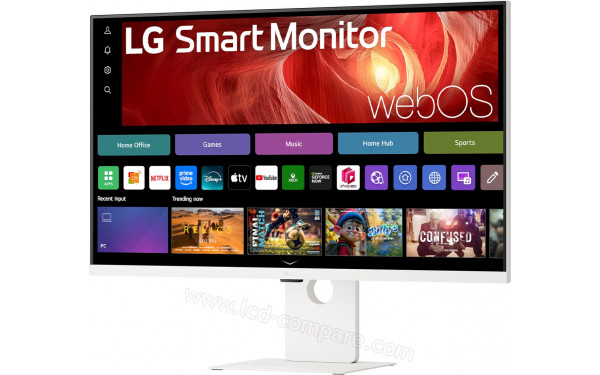 LG 37U730SA-W - Vue 3/4 droite