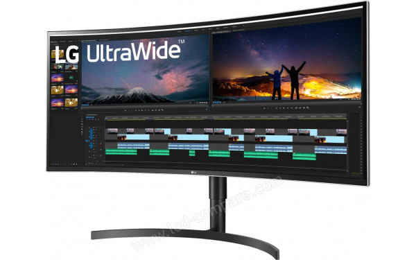 LG 38WN75C-B - Vue 3/4 droite