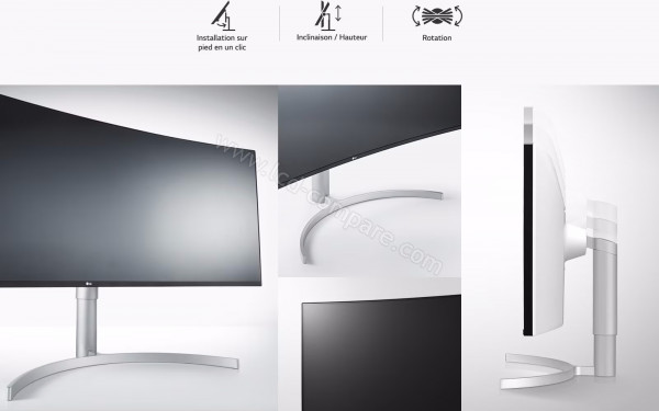 LG 38WN95CP-W - Multi-vues