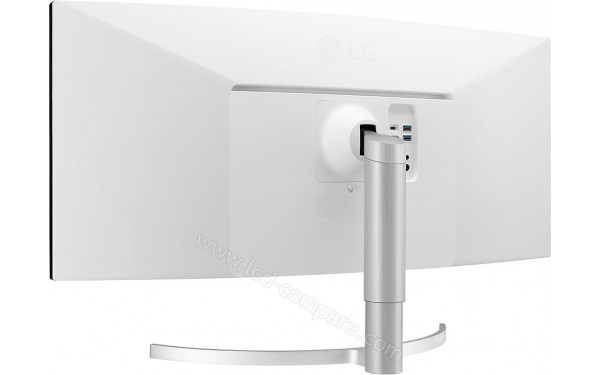 LG 38WN95C-W - Vue 3/4 arri&egrave;re