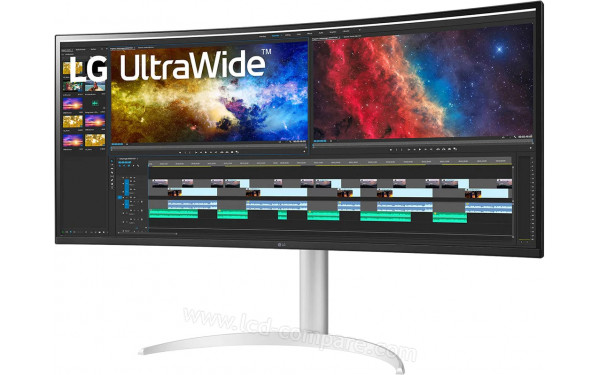 LG 38WP85CP-W - Vue 3/4 droite