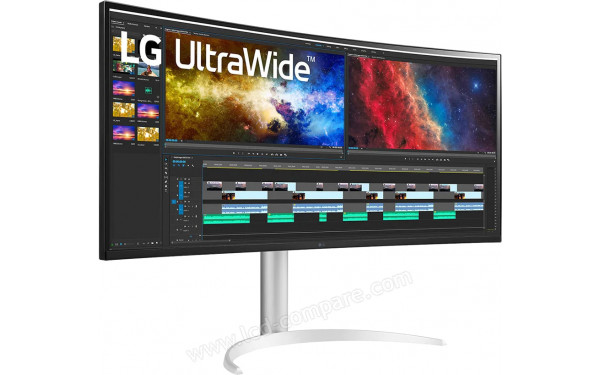 LG 38WP85C-W - Vue 3/4 gauche