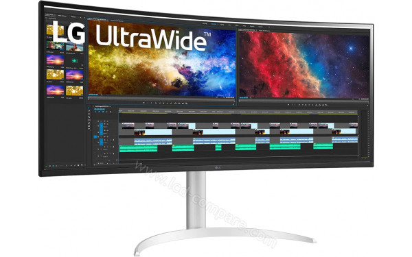 LG 38WP85C-W - Vue 3/4 gauche