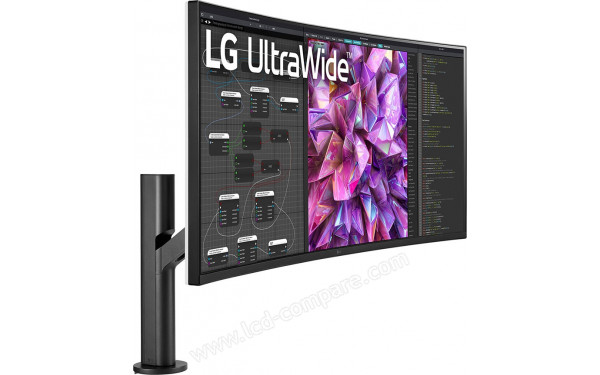 LG 38WQ88C-W - Vue 3/4 gauche