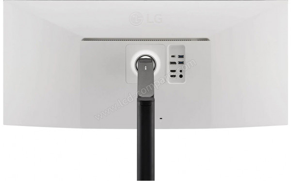 LG 38WQ88C-W - Vue de l'arri&egrave;re multi-directions
