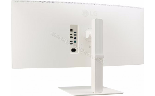 LG 38WR85QC-W - Vue 3/4 arri&egrave;re