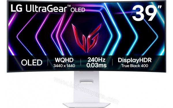 LG 39GS95QE-W - Vue de face
