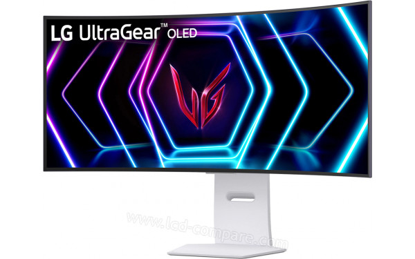 LG 39GS95QE-W - Vue 3/4 droite