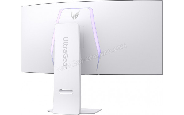 LG 39GS95QE-W - Vue 3/4 arri&egrave;re