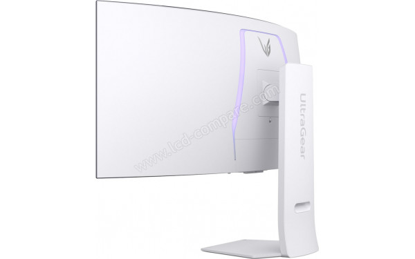 LG 39GS95QE-W - Vue 3/4 arri&egrave;re