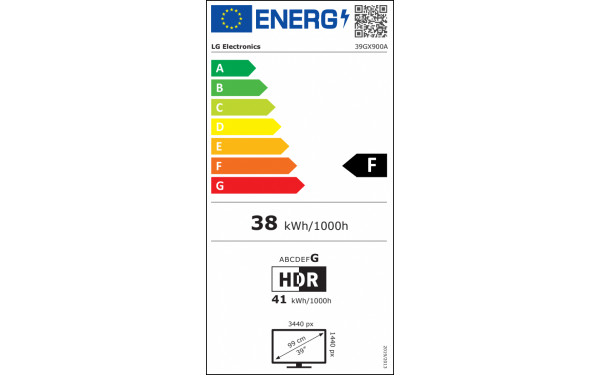 LG 39GX900A-B - &Eacute;tiquette &eacute;nergie v2