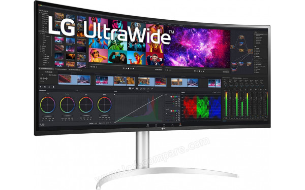 LG 40WP95CP-W - Vue 3/4 gauche
