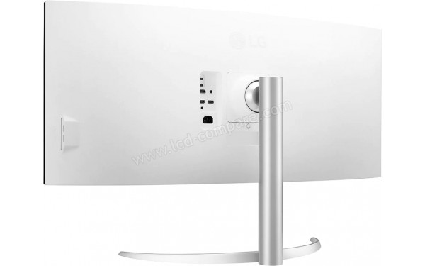 LG 40WP95X-W - Vue 3/4 arri&egrave;re