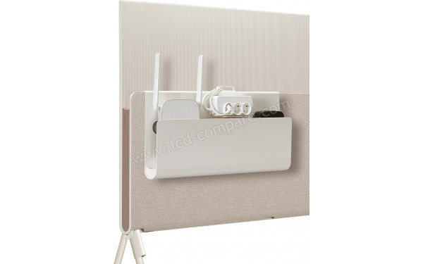 LG 42LX1Q6LA.API - Vue 3/4 arri&egrave;re avec rangements optionnels