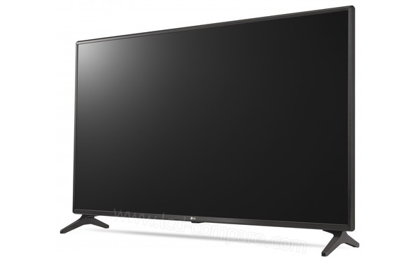 LG 43LJ614V - Vue 3/4 droite