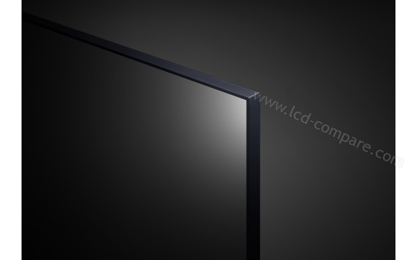 LG 43NANO75 - Zoom sur le coin sup&eacute;rieur droit