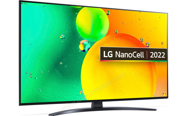 LG 43NANO766QA.AEUD - Vue 3/4 gauche
