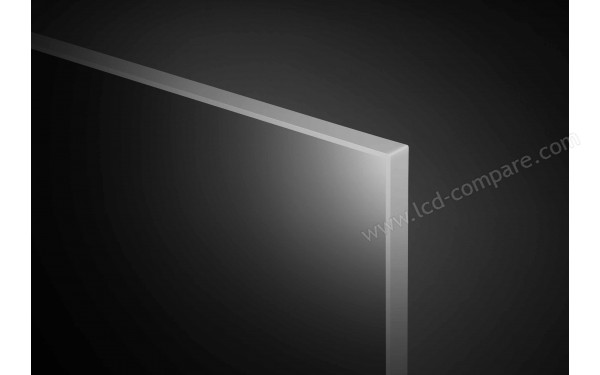 LG 43NANO773PA - Zoom sur le coin sup&eacute;rieur droit