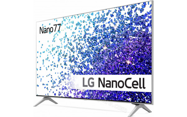 LG 43NANO77 - Vue 3/4 droite