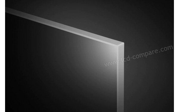 LG 43NANO78 - Zoom sur le coin sup&eacute;rieur droit