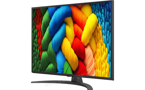 LG 43NANO81A - Vue 3/4 droite