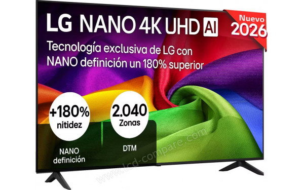 LG 43NU800B - Vue 3/4 gauche