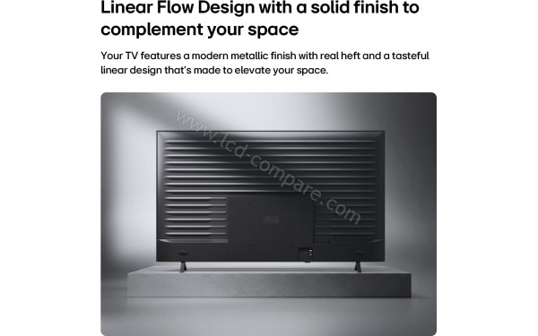 LG 43NU850B - Vue de l'arri&egrave;re