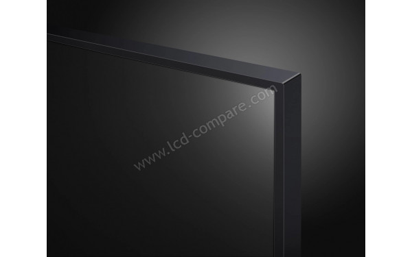 LG 43QNED70A - Zoom sur le coin sup&eacute;rieur droit