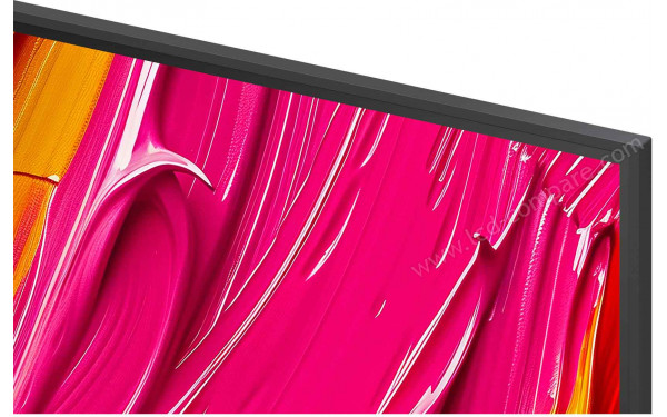 LG 43QNED8EA - Zoom sur le coin sup&eacute;rieur droit