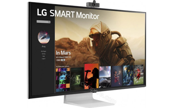 LG 43SQ700S-W - Vue 3/4 gauche