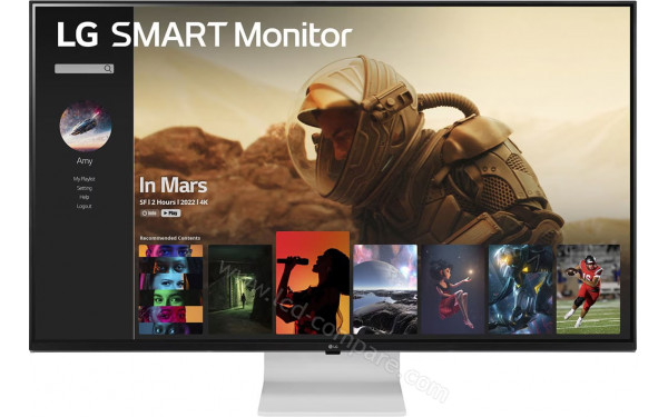 LG 43SQ700S-W - Vue de face