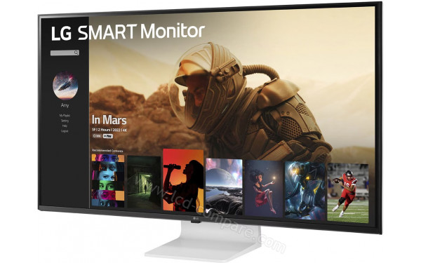 LG 43SQ700S-W - Vue 3/4 droite