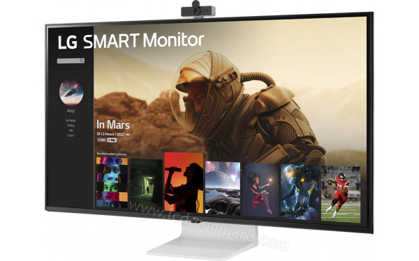 LG 43SQ700S-W - Vue 3/4 droite