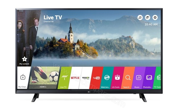 LG 43UJ620 Import EU - Vue de face