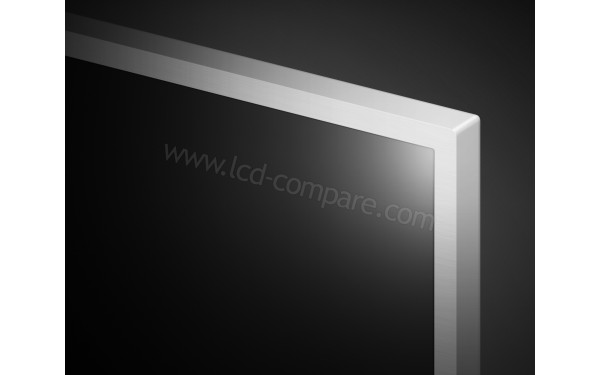 LG 43UM7390 - Zoom sur le coin sup&eacute;rieur droit