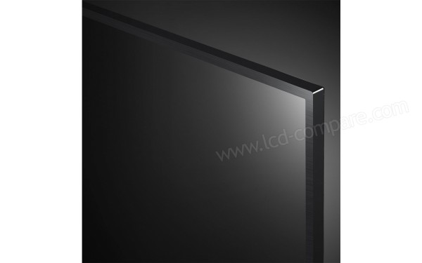 LG 43UM7450 Import EU - Zoom sur le coin sup&eacute;rieur droit