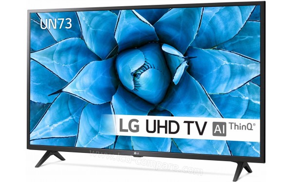 LG 43UN70003 - Vue 3/4 droite