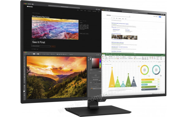 LG 43UN700P-B - Vue 3/4 gauche